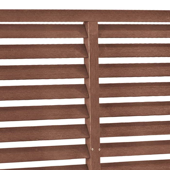 Gard tip oblon, maro, 180x180 cm, WPC - WALTI WALTI
