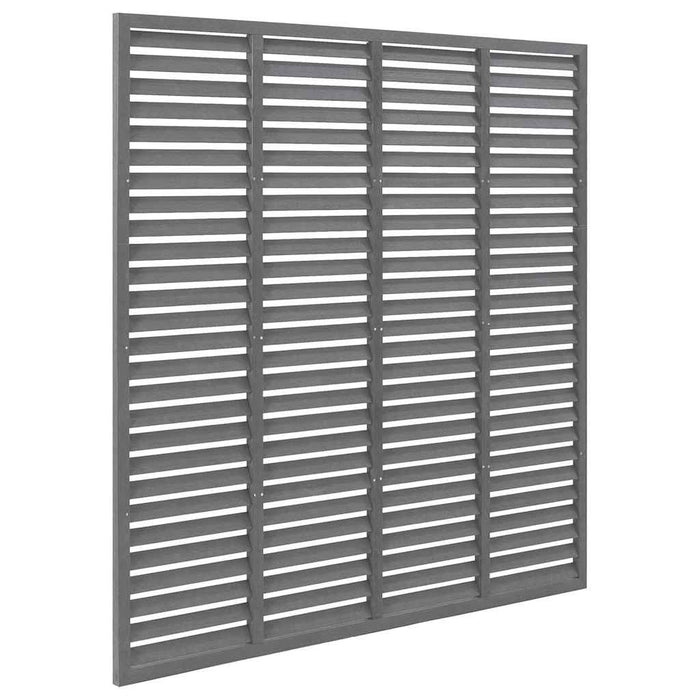 Gard tip oblon, gri, 180x180 cm, WPC - WALTI WALTI