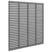 Gard tip oblon, gri, 180x180 cm, WPC - WALTI WALTI