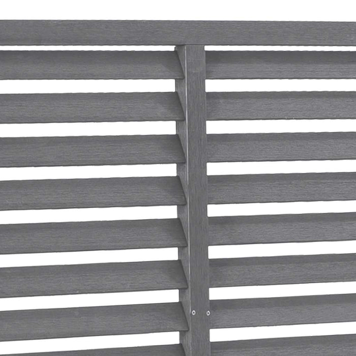 Gard tip oblon, gri, 180x180 cm, WPC - WALTI WALTI