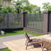 Gard tip oblon, gri, 180x180 cm, WPC - WALTI WALTI