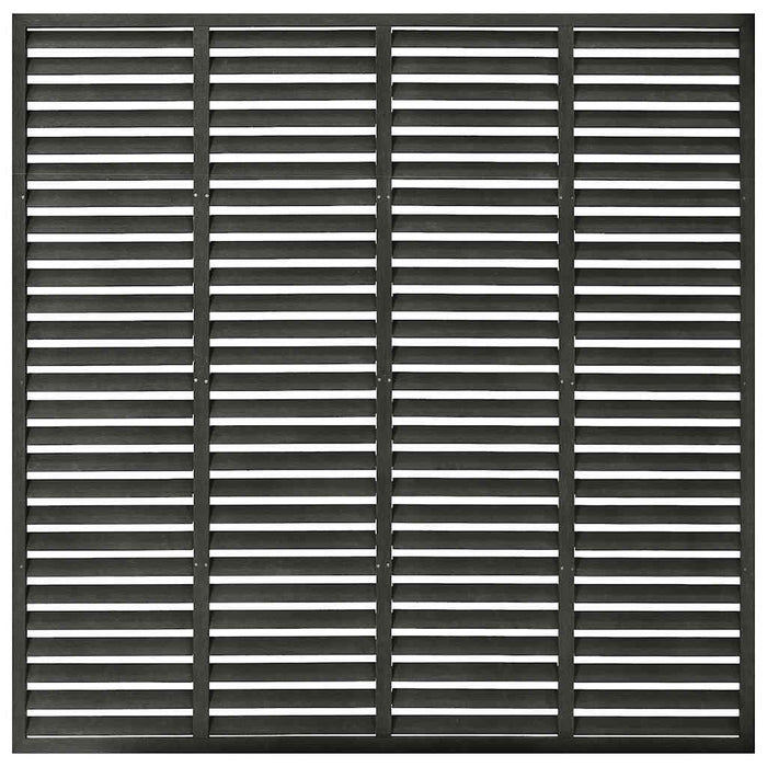 Gard tip oblon, gri închis, 180x180 cm, WPC - WALTI WALTI