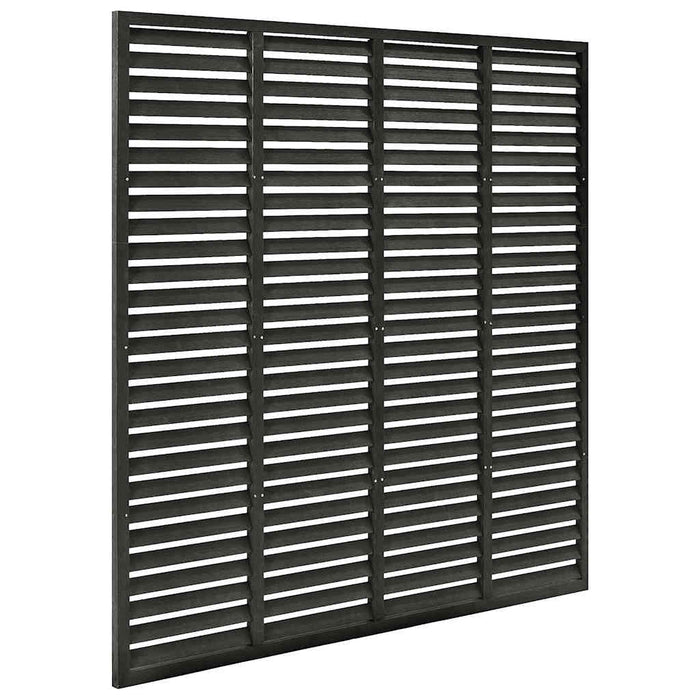 Gard tip oblon, gri închis, 180x180 cm, WPC - WALTI WALTI