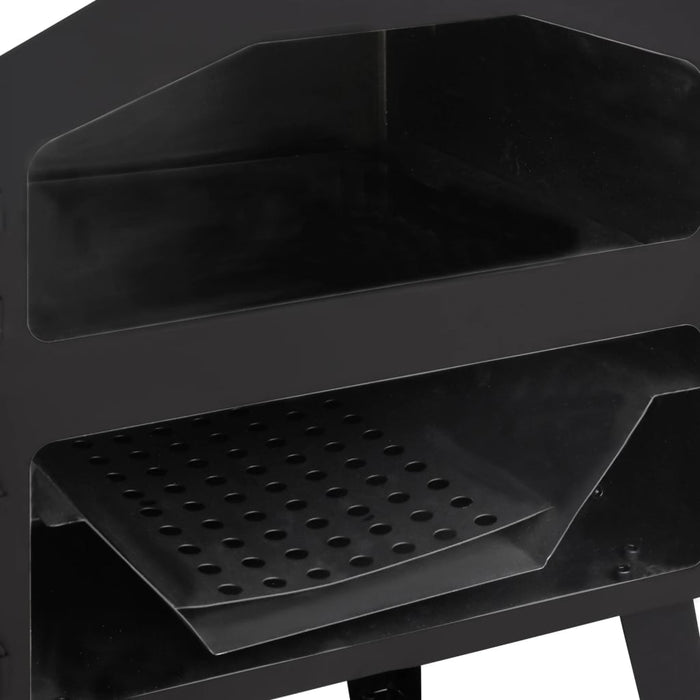 Cuptor pizza de exterior, pe cărbuni, cu 2 pietre de copt WALTI