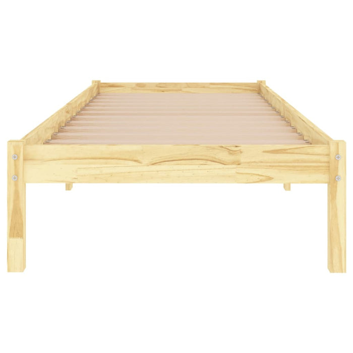 Cadru de pat single, 90x190 cm, lemn masiv - WALTI WALTI