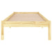 Cadru de pat single, 90x190 cm, lemn masiv - WALTI WALTI