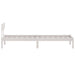 Cadru de pat single, alb, 90x190 cm, lemn masiv de pin - WALTI WALTI