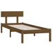 Cadru de pat single, maro miere, 90x190 cm, lemn masiv de pin - WALTI WALTI