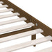 Cadru de pat single, maro miere, 90x190 cm, lemn masiv de pin - WALTI WALTI