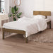 Cadru de pat single, maro miere, 90x190 cm, lemn masiv de pin - WALTI WALTI