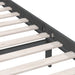Cadru de pat, gri, 140x190 cm, lemn masiv de pin - WALTI WALTI