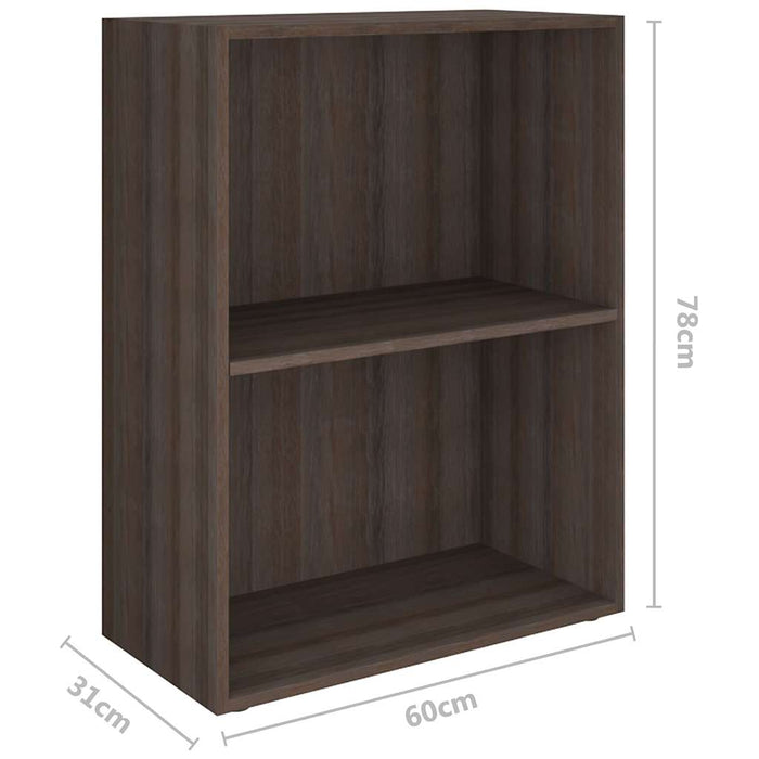 Raft pentru cărți stejar gri sonoma 60x31x78 cm lemn prelucrat WALTI