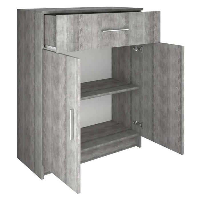 Dulap, beton, 71x35x88 cm, lemn prelucrat WALTI