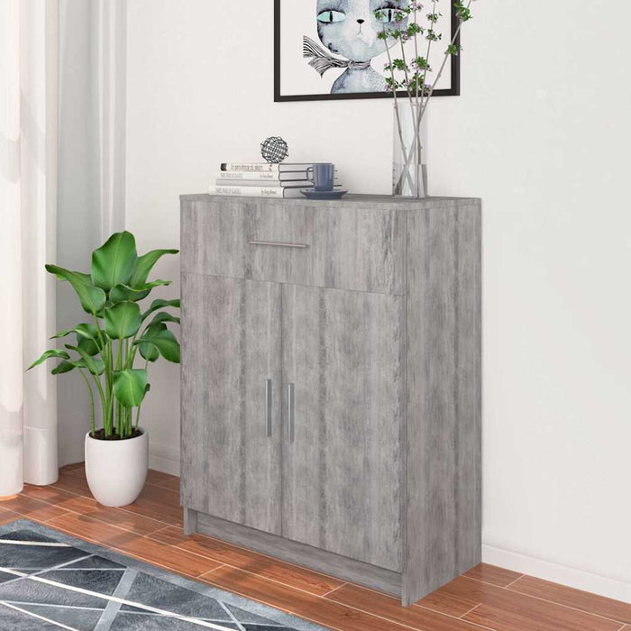 Dulap, beton, 71x35x88 cm, lemn prelucrat WALTI