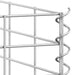 Straturi înălțate gabioane 4 buc. 30x30x50/100/150/200 cm fier - WALTI WALTI