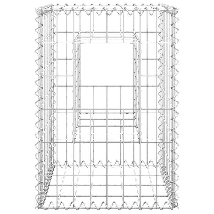 Stâlpi tip coș gabion, 2 buc., 40x40x60 cm, fier - WALTI WALTI