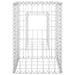 Stâlpi tip coș gabion, 2 buc., 40x40x60 cm, fier - WALTI WALTI