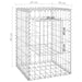 Stâlpi tip coș gabion, 2 buc., 40x40x60 cm, fier - WALTI WALTI
