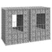 Stâlpi tip coș gabion, 2 buc., 40x40x60 cm, fier - WALTI WALTI
