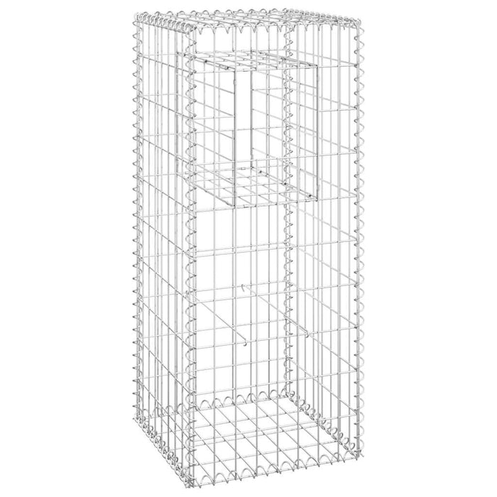 Stâlpi tip coș gabion, 2 buc., 40x40x100 cm, fier - WALTI WALTI