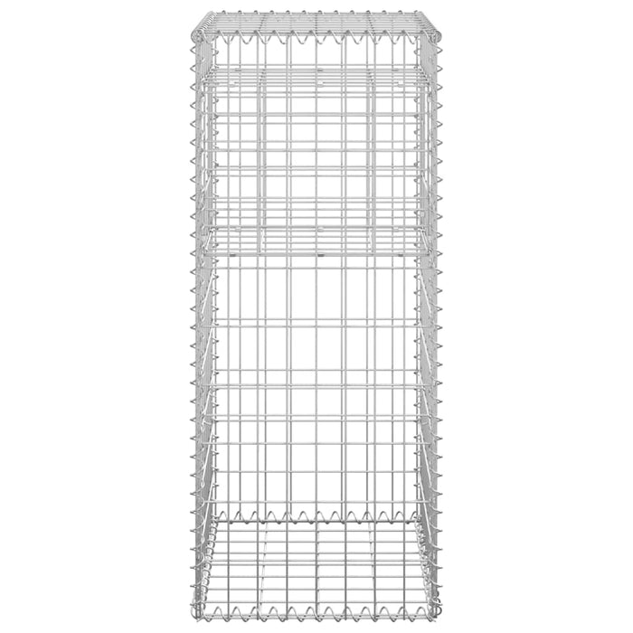 Stâlpi tip coș gabion, 2 buc., 40x40x100 cm, fier - WALTI WALTI