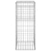 Stâlpi tip coș gabion, 2 buc., 40x40x100 cm, fier - WALTI WALTI