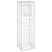 Stâlp tip coș gabion, 40x40x140 cm, fier - WALTI WALTI