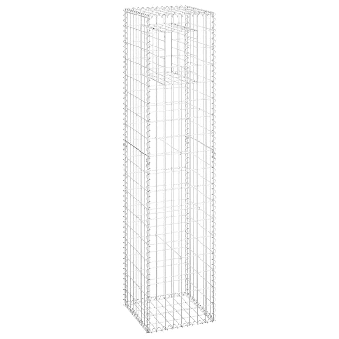 Stâlpi tip coș gabion, 2 buc., 40x40x180 cm, fier - WALTI WALTI