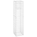 Stâlpi tip coș gabion, 2 buc., 40x40x180 cm, fier - WALTI WALTI