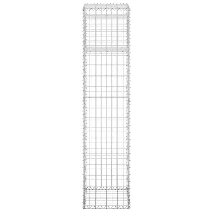 Stâlpi tip coș gabion, 2 buc., 40x40x180 cm, fier - WALTI WALTI