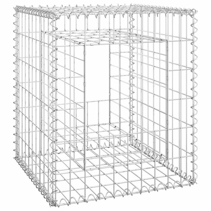 Stâlp coș gabion, 50x50x60 cm, fier - WALTI WALTI