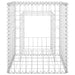 Stâlp coș gabion, 50x50x60 cm, fier - WALTI WALTI