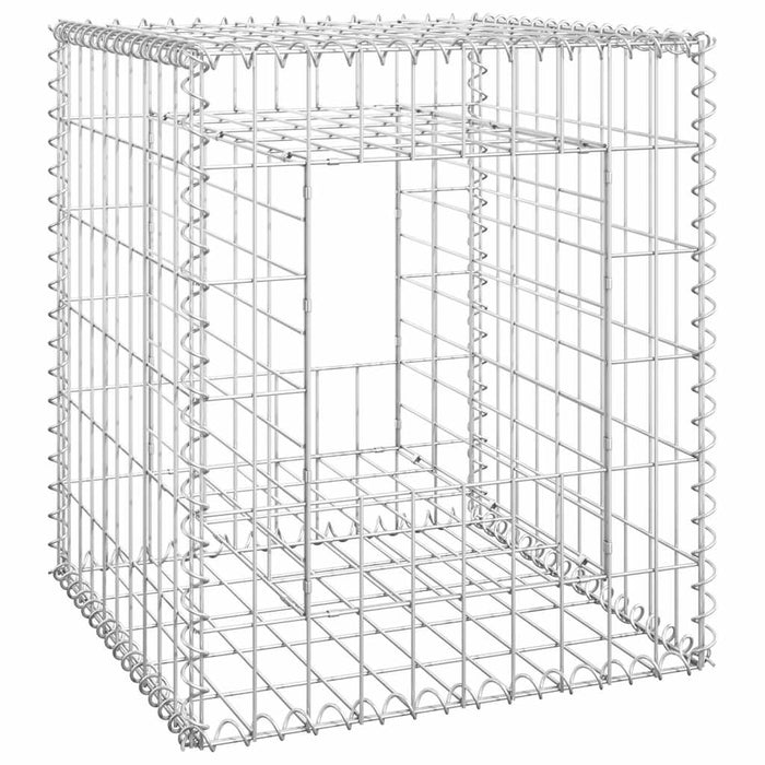 Stâlpi coș gabion, 2 buc., 50x50x60 cm, fier - WALTI WALTI