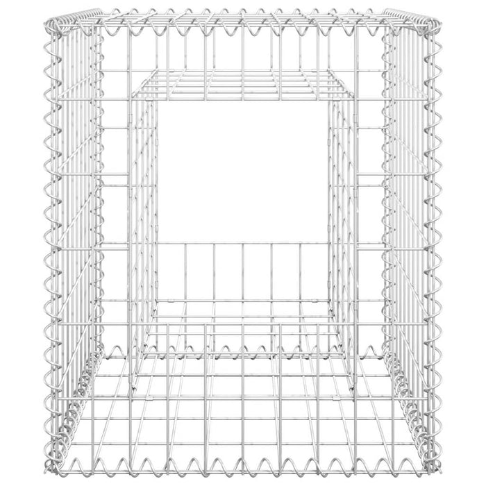 Stâlpi coș gabion, 2 buc., 50x50x60 cm, fier - WALTI WALTI
