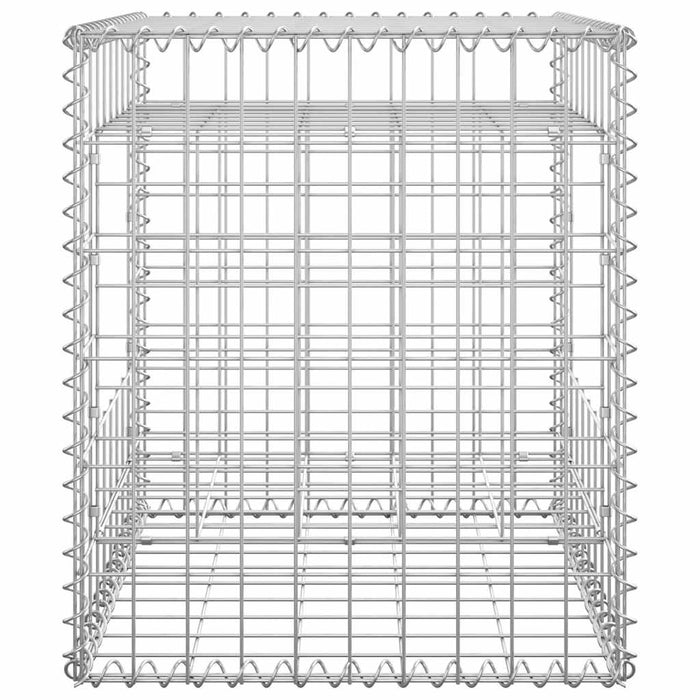 Stâlpi coș gabion, 2 buc., 50x50x60 cm, fier - WALTI WALTI