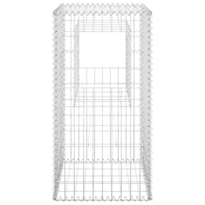 Stâlp coș gabion, 50x50x100 cm, fier - WALTI WALTI