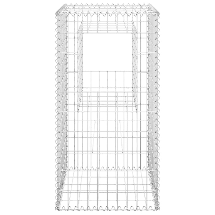 Stâlpi tip coș gabion, 2 buc., 50x50x100 cm, fier - WALTI WALTI
