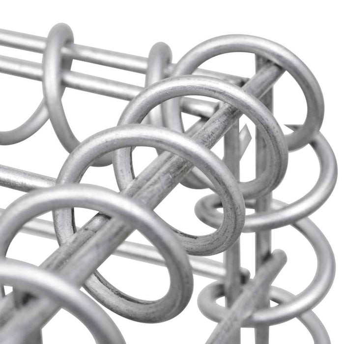Stâlpi tip coș gabion, 2 buc., 50x50x180 cm, fier - WALTI WALTI
