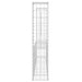 Coș de gabion în formă de U, 2 stâlpi, 140x20x100 cm, fier - WALTI WALTI