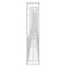 Coș gabion în formă de U cu 6 stâlpi, 620x20x100 cm, fier - WALTI WALTI