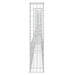 Coș de gabion în formă de U cu 7 stâlpi, 740x20x100 cm, fier - WALTI WALTI