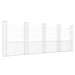 Coș de gabion în formă de U cu 5 stâlpi, 500x20x200 cm, fier - WALTI WALTI