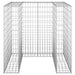 Perete gabion pentru pubelă, 110x100x110 cm, oțel galvanizat - WALTI WALTI
