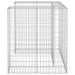 Perete gabion pentru pubelă, 110x100x110 cm, oțel galvanizat - WALTI WALTI