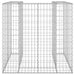 Perete gabion pentru pubelă, 110x100x110 cm, oțel galvanizat - WALTI WALTI