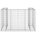 Perete gabion pentru pubele, 180x100x110 cm, oțel galvanizat - WALTI WALTI