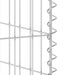 Perete gabion pentru pubele, 180x100x110 cm, oțel galvanizat - WALTI WALTI