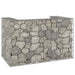 Perete gabion pentru pubele, 180x100x110 cm, oțel galvanizat - WALTI WALTI