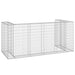 Perete gabion pentru pubele, 254x100x110 cm, oțel galvanizat - WALTI WALTI