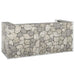 Perete gabion pentru pubele, 254x100x110 cm, oțel galvanizat - WALTI WALTI